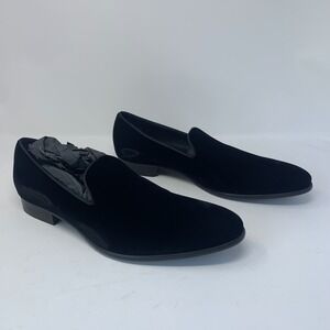 To Boot New York Adam Derrick Bolton Loafers Men's 12 Black Velvet Slip-on‎ 8100